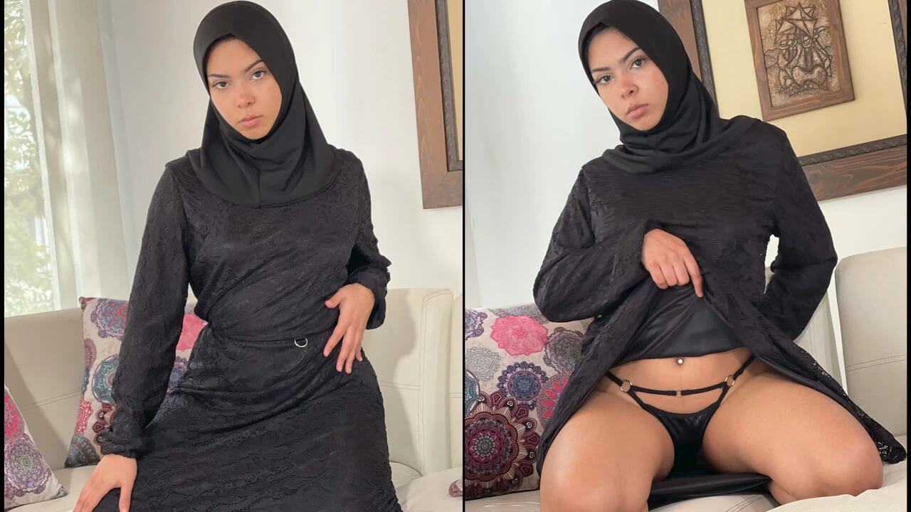 Muslim Hijabi Teen Caught Watching Porn And Gets Ass Fucked