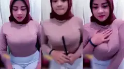 Hijabers Manis Pake Kerudung, Tapi Kelakuan Nakal, Toket Gede Bikin Brutal.