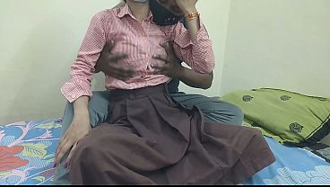 Cewek Kuliahan India Digebukin Kontol Pacar Di Kamar, Ngeres Abis.