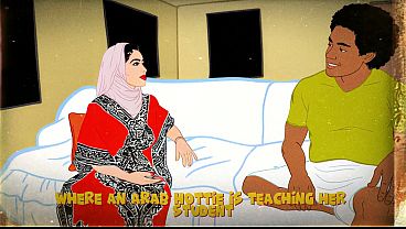 Tutor Arab Pantat Gede Dan Tebel Ngajarin Murid Trik-trik Baru Yang Bikin Nafas Sesak