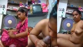 Istri Kasih Servis Mulut Gaya Telugu Ke Suami Di Atas Ranjang, Bikin Makin Panas.