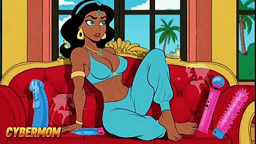Putri Jasmine Punya Kontol Besar Nongol Di Antara Kakinya. Dongeng Arab Kartun Buat Dewasa.
