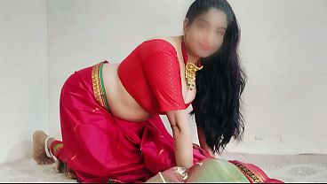 Bhabhi Hot Red Sari, Chut Chudai, Desi Hindi Audio