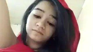 Paki Cantik Bugil Main Jari Di Lubang Memek