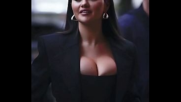 Selena Gomez Bengkok Ke Depan, Siap Digoyang (ai-generated)